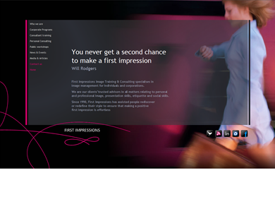 Image Consultancy & Training website
