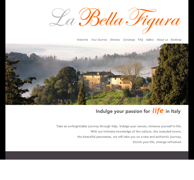 Luxury Travel website
